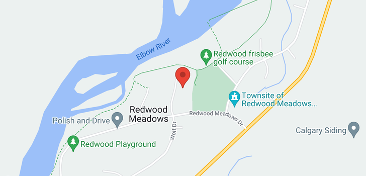map of 3 Redwood Meadows Court